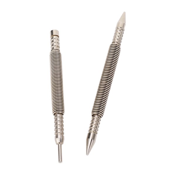 Nail Setter and Hinge Pin Punch Set, Bearing Steel Dual Head Nail Setter Portable  for Plastic