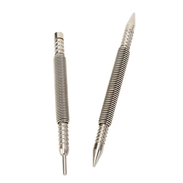 Dual Head Nail Setter, Comfortable Grip Nail Setter and Hinge Pin Punch Set for Wood