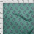 thumbnail image 2 of oneOone Cotton Poplin Fabric Paisley Block Decor Fabric Printed BTY 56 Inch Wide, 2 of 4