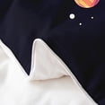 thumbnail image 4 of Shark Astronauta Funda Nórdica para Niños Adolescentes, Starry Galaxy Planets Purple Glitter, 4 of 7