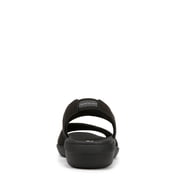 Bzees For Lifestride Women's Cheerful Strappy Sandal Black 8M
