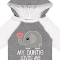 thumbnail image 4 of Inktastic My Auntie Loves Me Niece Boys or Girls Long Sleeve Baby Bodysuit, 4 of 5