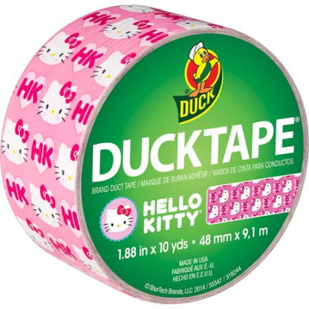 Printed Duck Tape Brand Duct Tape - Hello Kitty, 1.88 in. x 10 yd.