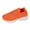 Orange, variant on Women'S Slip On Fashion Sneaker, Slip On Shoes For Women Loafers Comfort Casual Low Top Sneakers Fashion Sneakers for Women 2024 Black,8.5