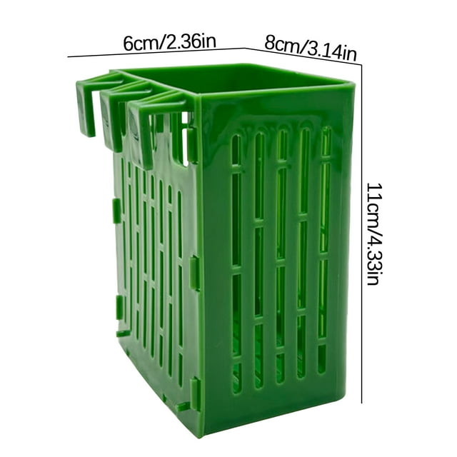 Cesta de plantación hidropónica Fiudx para pecera recipiente para agua y césped montado en la pared