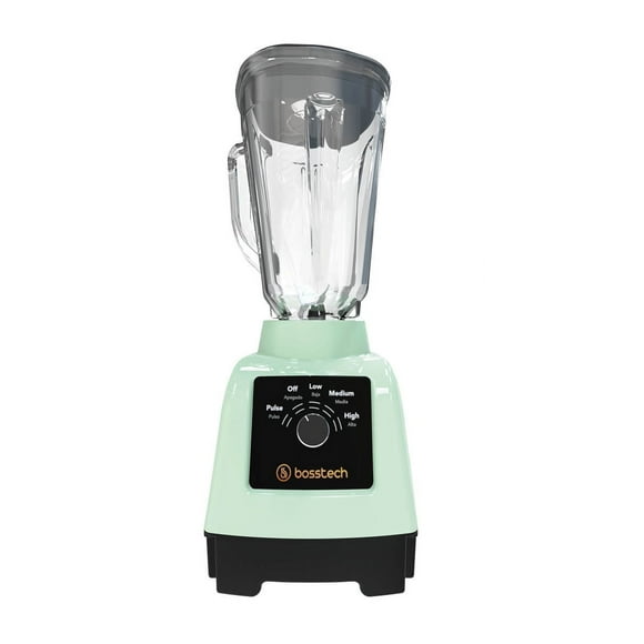 Licuadora 750W Vidrio 2L Perilla 3Vel Bosstech B3 Verde Menta