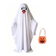 thumbnail image 2 of Sahpxhe Halloween Ghost Costume, Adult Horror Cloak Cape Scary Robe for Halloween Party Role Play Indoor Gathering Decor White, 2 of 9