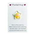 thumbnail image 2 of Valentine's Day Pocket Hug Greeting Card With Star Charm, Yellow 1 Star & Card For Expressing Love And Affection, 2 of 5