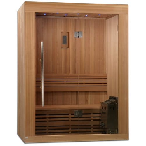 Dynamic Infrared 2-3 Person Traditional Steam Sauna by Geopot