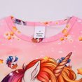 thumbnail image 5 of QEFJNO Kids Girls Pajamas Set 2 PCS Short Sleeve Top and Shorts Pants for Toddler Girls Unicorn Pjs Size 3-8Y, 5 of 8