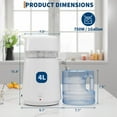 thumbnail image 2 of Countertop Water Distiller, Stainless Steel Distilled Water Machine with Auto Shut-Off,Home Water Purifier, 2 of 9