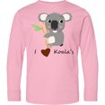 thumbnail image 3 of Inktastic I Heart Koalas Long Sleeve Youth T-Shirt, 3 of 5