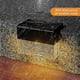 thumbnail image 4 of Luces solares para terraza (paquete de 4), luces solares para escalones de exterior, luz solar para vallas con cambio de color blanco cálido para patio, jardín y patio., 4 of 5