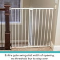 thumbnail image 6 of Toddleroo by North States 28.68"-47.85" Tall Easy Swing & Lock Baby Safety Gate Series 2, Metal, 6 of 8