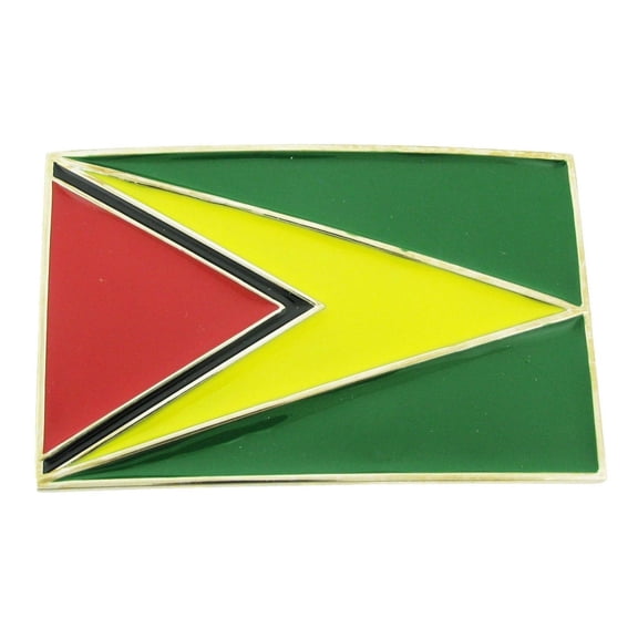 Guyana Georgetown Guyananian Flag Caribbean Belt Buckle Nation Collectible Gift