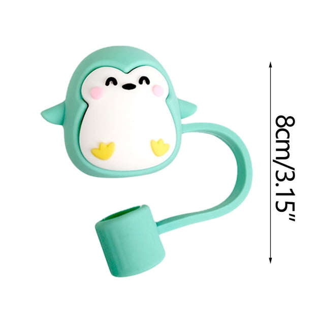 1PC Straw Tips Drinking Cap Proof Plugs Cover Creative Cup Accessories 6-8mm Straw Sealing Tools