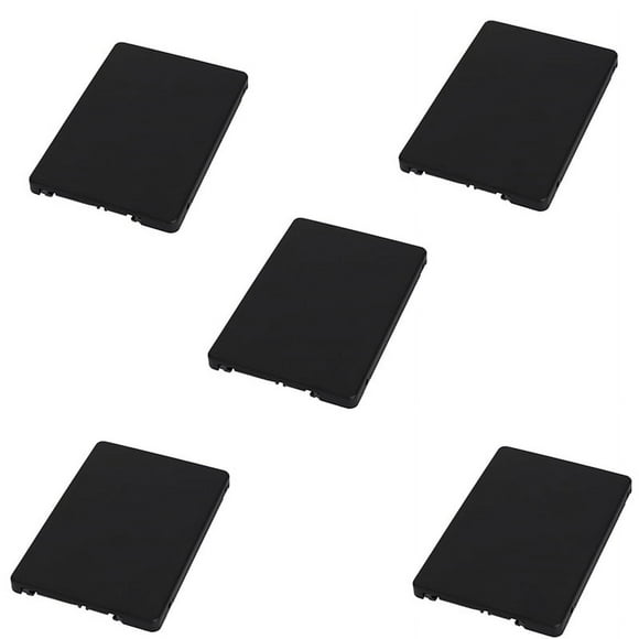 5X Mini Pcie MSATA SSD to 2.5 Inch SATA3 Adapter Card with Case 7 mm Thickness Black