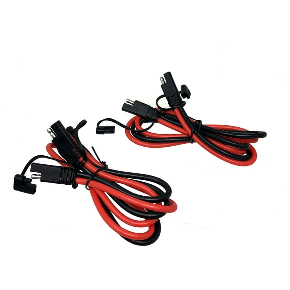 Tetra-Teknica Série MotoBasic SAE-10G-2P Câble d'Extension à Déconnexion Rapide, Lot de 3 Pieds, Fil de Cuivre Émaillé 10AWG, 2 par Paquet