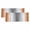 Orange-red, variant on Valances for Windows, Red Grey Kitchen Curtains Valances 2 Pack for Living Room Bedroom Bathroom, Gray Farmhouse Modern Rustic Light Filtering Curtains Rod Pocket Valance 42"x12"
