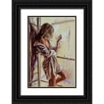 thumbnail image 1 of Luniak, Monika 23x32 Black Ornate Wood Framed with Double Matting Museum Art Print Titled - Good Morning, 1 of 4