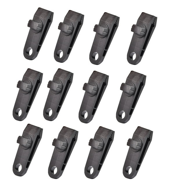 Clips de lona ABS Sunnimix 12 Piezas Clip de fijación de la tienda