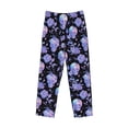 thumbnail image 6 of Daiia flower Skull crystal Men's Sleep Pant with Pockets and Drawstring,Pajama Pants-Large, 6 of 9