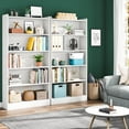 thumbnail image 4 of Tribesigns 72" Tall Bookshelf, Modern 6-Shelf Open Bookcase, White, 4 of 6