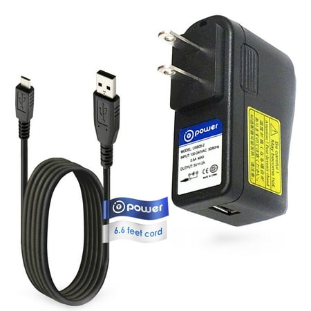 T-Power ( 6 Feet cord ) Ac Dc adapter Charger for 5V Multimedia Charging Desktop Dock Smart Base Station OTG Hub for many models / HomeSpot NFC Bluetooth Audio Receiver for Sound System Model: