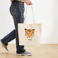 thumbnail image 4 of CafePress - Tiger Tote Bag - Unisex Canvas Tote Bag, Beige, 1-Piece, 4 of 7