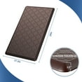 thumbnail image 3 of GALMAXS7 Kitchen Mat Anti Fatigue Cushioned Mat Brown Kitchen Rug Memory Foam Ergonomic Rug 17"x 29", 3 of 11