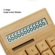 thumbnail image 4 of Calculadora De Madera, Diseño Ergonómico Apagado Automático Calculadora Portátil Con Batería Solar Número De Tallado Para El Hogar Para La Tienda, 4 of 7