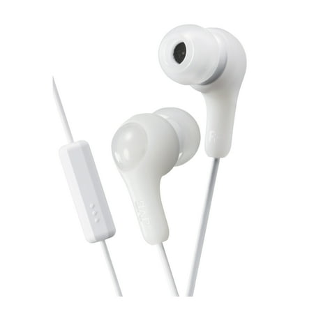 UPC: 0046838000270 | JVC Gumy Plus In Ear Earbuds Headphones with Mic and Remote  Powerful Sound  Comfortable and Secure Fit – HAFX7MWN (White)