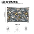 thumbnail image 4 of Rocae Flowers Butterfly for Cosmetic Bags for Women Paper Reusable Cosmetic Bag Travel Toiletry Organizer Capacity Multipurpose Zipper Pouch, 4 of 8