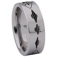 thumbnail image 3 of UFO Tungsten Carbide Ring, 3 of 9