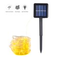 thumbnail image 1 of Ahorro de energía Solar Tube String Light 22M 200 Lámpara Bead 8 Funciones Tubo transparente Cobre, 1 of 8
