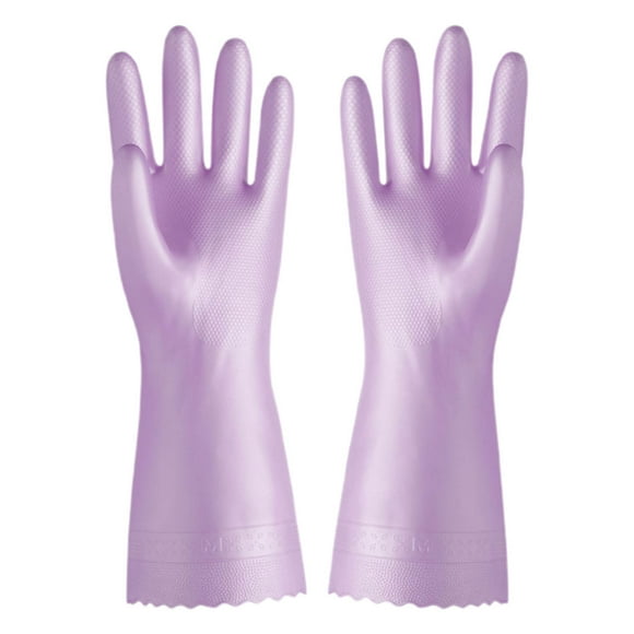 zanvin 1 Pair of Kitchen Gloves for Washing Dishes, Cleaning Gloves Water Proof Gloves for Dishwashing, Cleaning, Laundry, Kitchen, Bathroom L