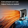 thumbnail image 3 of MUSICOZY Portable Car Heater Automotive Defogger – Electric Car Cooler Warmer | Quick Heat Air Blower, Vehicle Cabin Heater,Plug-In Deicer Machine For Drivers Trucks RVs SUVs Sedans Adventure Seekers, 3 of 10
