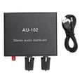 thumbnail image 1 of 2 Channel Sound  1 Input 2 Output 3.5mm Independent Control Stereo Sound Distributor Sound Preamplifier, 1 of 8