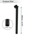 thumbnail image 6 of Unique Bargains 1 Set Universal Bike Seat Posts Extra Long Adjustable Angle 31.6x400mm Bike Saddle Post Seat Tube Black Aluminum Alloy, 6 of 8