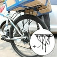 thumbnail image 2 of Rear Bike Rack Carrier Rack Replacement Part Steel 250kg Heavy Duty Carrier Biking Riding Rear Cargo Rack Small Hole, 2 of 10