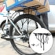 thumbnail image 2 of Portabicicletas para bicicleta de montaña, asiento trasero, 250 kg, resistente, portátil Agujero chico, 2 of 9