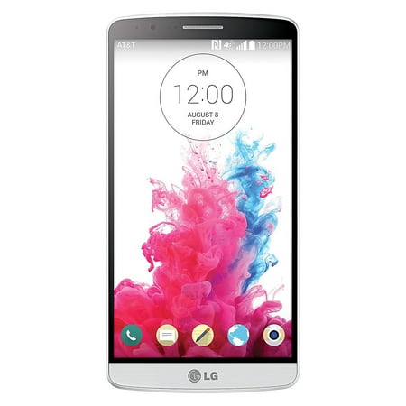 LG G3 D850 32GB AT&T Unlocked GSM 4G LTE Quad-Core Phone w/13MP Camera & True HD-IPS Display - Silk White