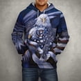 thumbnail image 5 of Sudadera con capucha con estampado 3D de águila y halcón para hombre, sudadera informal de talla grande, sudadera de manga larga, ropa de calle para hombre, 5 of 5