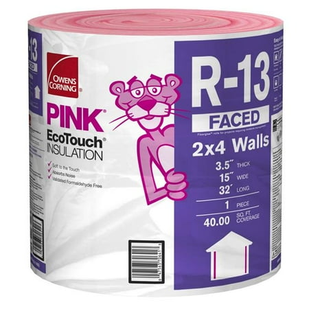 Owens Corning 15 in. W X 384 in. L X 3.5 in. 13 Kraft Faced Fiberglass Insulation Roll 40 sq ft