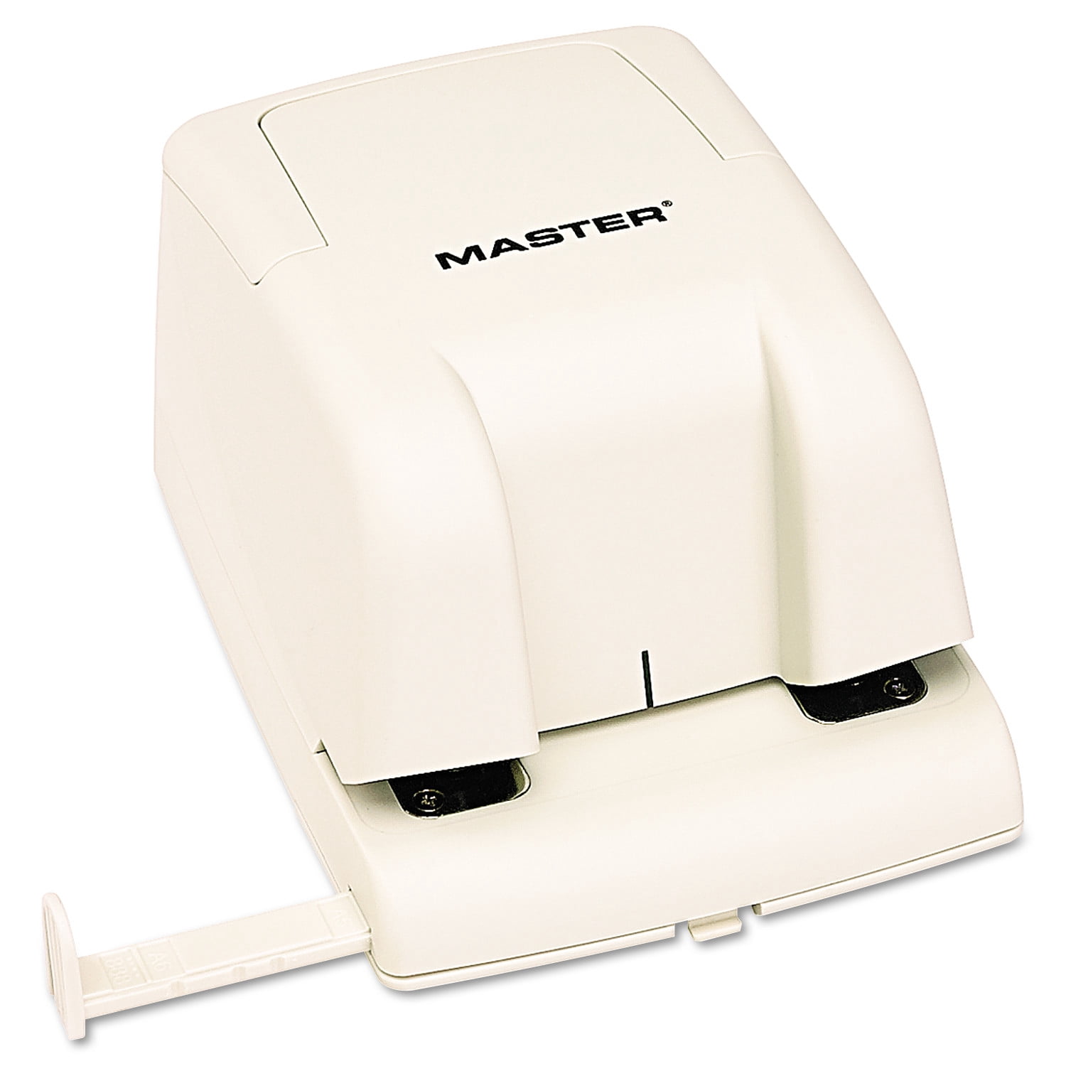 Master Electric Two-Hole Punch, 10-Sheet Capacity -MATEP210