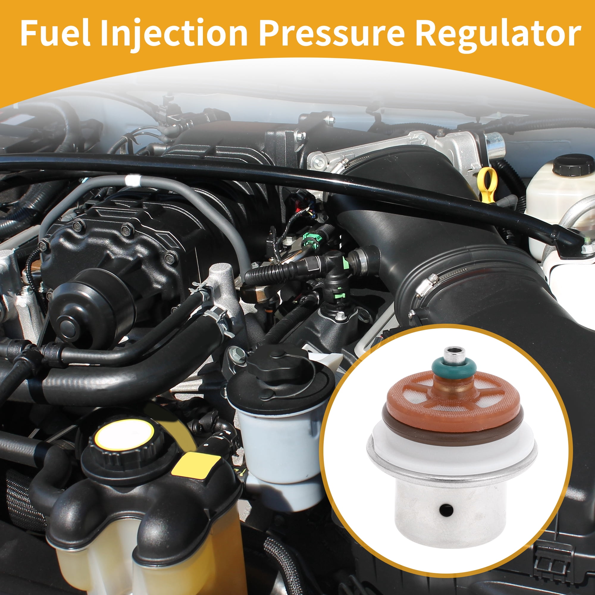 Unique Bargains Durable Fuel Pressure Regulator for Harley Davidson 2008-2017