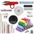 thumbnail image 6 of Rongsi 128 Pcs Sewing Kit, Hand Sewing Kits with Scissors, Thimble, Thread, Tape Measure, Case Buttons & Tools, Sewing Kits for Adults, 6 of 7