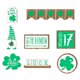 thumbnail image 5 of ST Day Juego de decoración de bandeja con gradas Letrero de madera Decoración de fiesta irlandesa Letrero de madera Recorte Placas Cocina Estilo A Gloria Decoraciones de bandejas escalonadas, 5 of 9