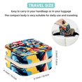 thumbnail image 5 of Rugby Travel Portable Square Jewelry Box for Rings Earrings Necklaces Bracelets Girls Women Display Case Holder Organizer Stand Storage Box, 5 of 6