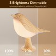 thumbnail image 4 of Liten nattlampa Cute Bird LED Bordslampa med Touch Dimmer Kreativ sänglampa 3 nivåer Ljusstyrka Skrivbordslampa wi- Perfet, 4 of 5